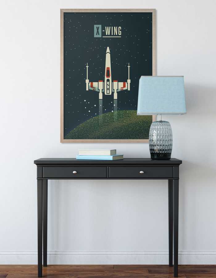 Poster Star Wars - Geeky X-Wing