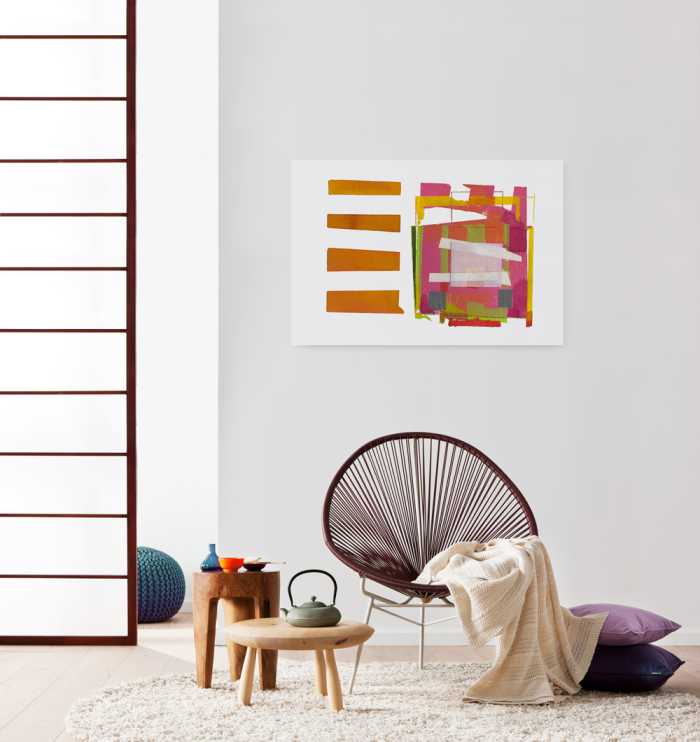 Vlies Bild auf Keilrahmen/ Echtholzrahmen Medicine