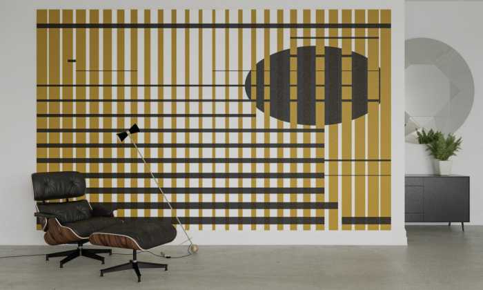 Premium Non-Woven Let me stay cognac-black