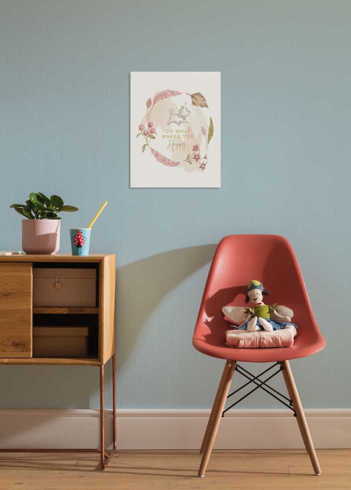 Vlies Bild auf Keilrahmen/ Echtholzrahmen Disney Aristocats Do What Makes You Happy