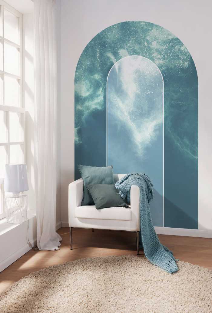 Self-adhesive photo mural on non-woven Tide
