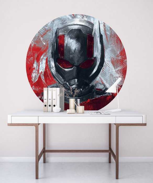 Non-woven adhesive round mural Avengers Painting Ant-Man