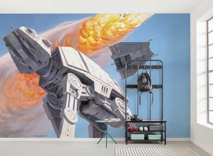 Standard Non-woven Star Wars Classic RMQ Hoth Battle AT-AT