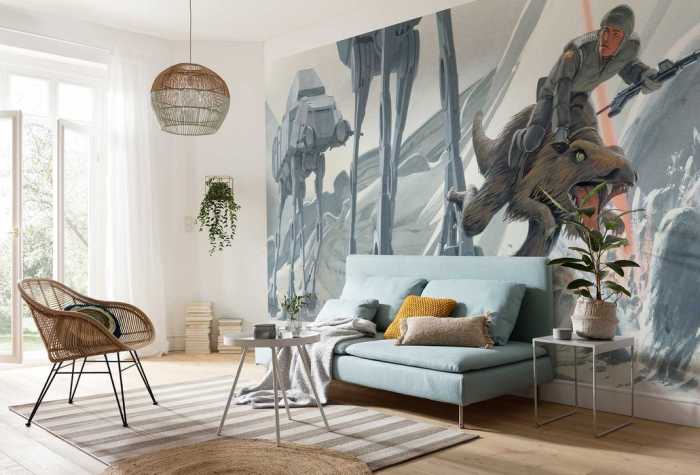 Standard Non-woven Star Wars Classic RMQ Hoth Battle Ground