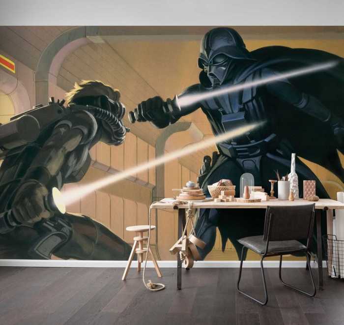 Standard Non-woven Star Wars Classic RMQ Vader vs Luke