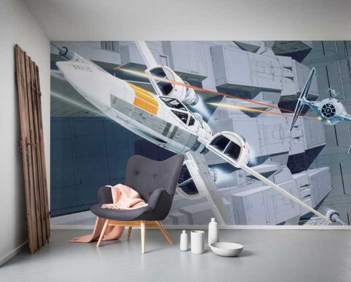 Standard Non-woven Star Wars Classic RMQ X-Wing vs TIE-Fighter