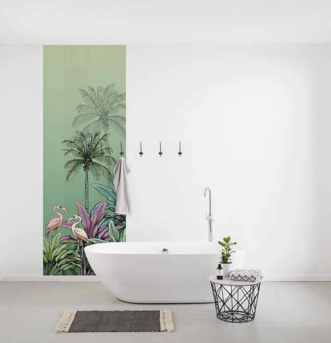 Standard Non-woven Jungle Flamingo