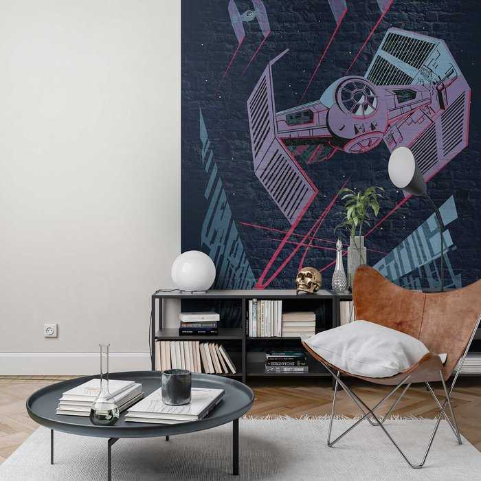 Standard Non-woven Star Wars Classic Concrete TIE-Fighter