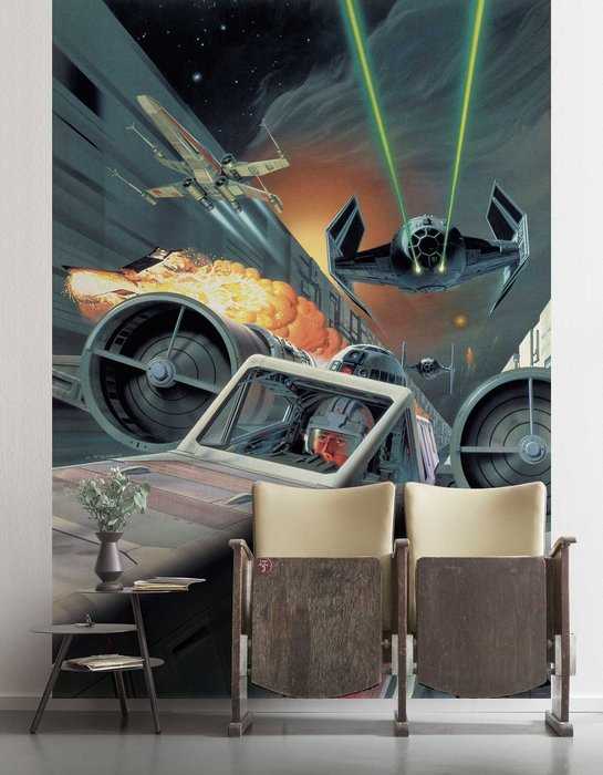 Standard Non-woven Star Wars Classic Death Star Trench Run