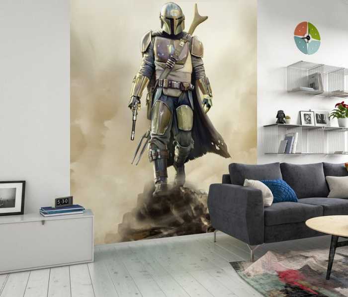Standard Non-woven Star Wars The Mandalorian The Hunter