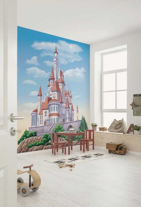 Standard Non-woven Disney Princess Belle Castle