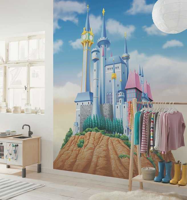 Standard Non-woven Disney Princess Cinderella Castle