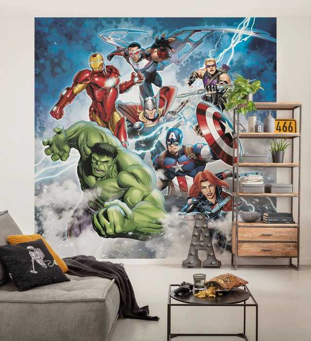 Standard Non-woven Marvel Avengers Mighty Team
