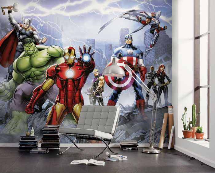 Standard Non-woven Marvel Avengers Ultimate Warriors