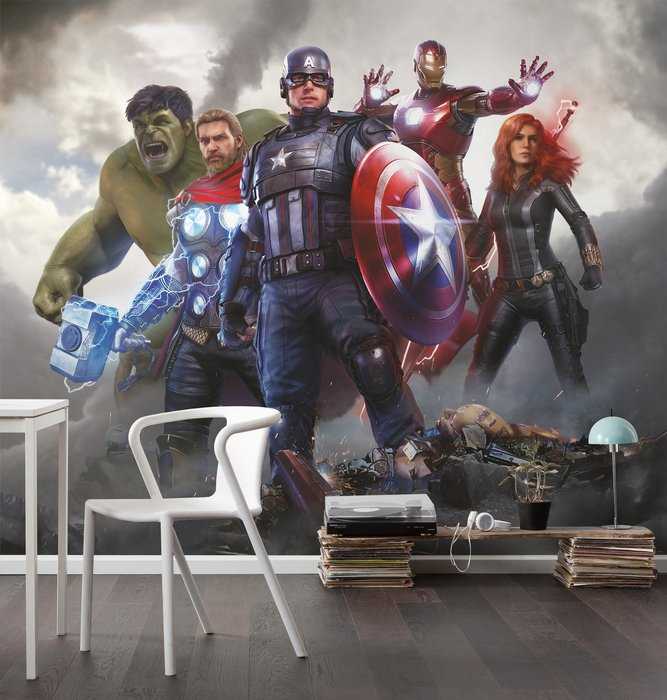 Standard Non-woven Marvel Avengers Working Together