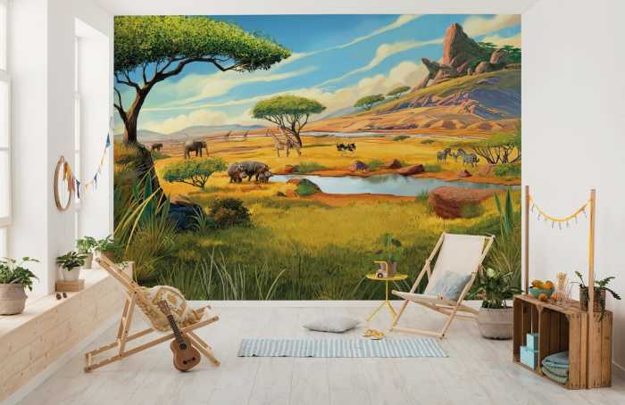 Standard Non-woven Disney The Lion King Savanna