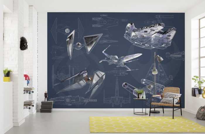 Standard Non-woven Star Wars Blueprint Dark