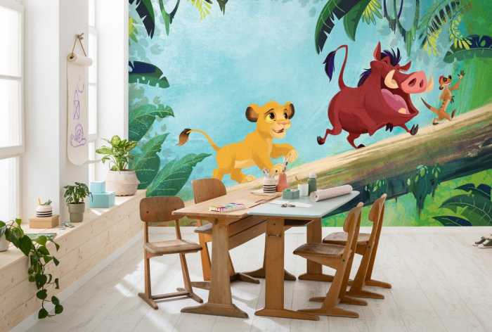 Standard Non-woven Disney The Lion King Classic Jungle Team