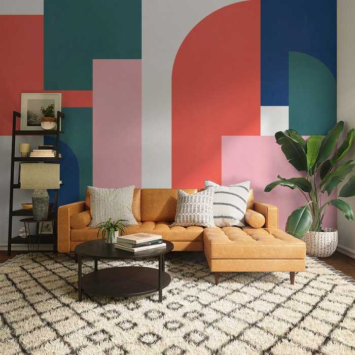 Standard Non-woven Geometric Colours