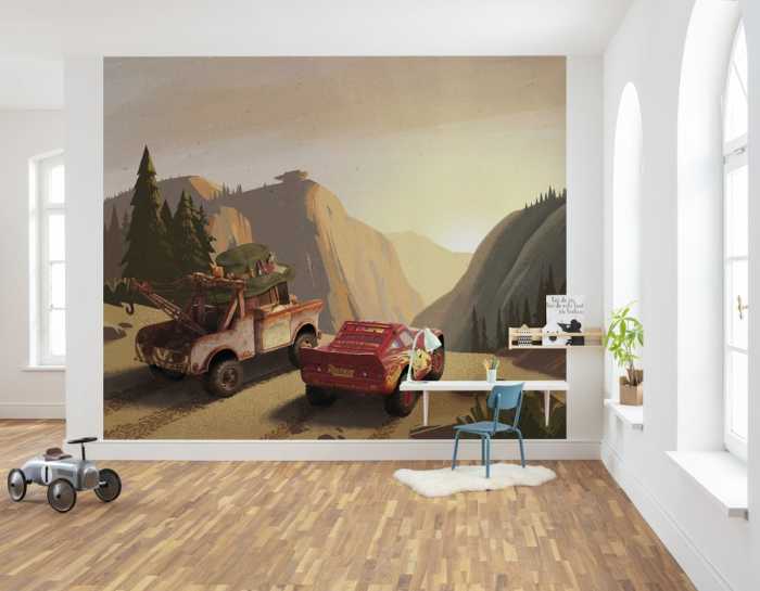 Standard Non-woven Disney Pixar Cars Sunset Canyon
