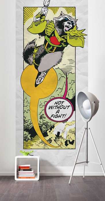 Standard Non-woven Guardians Retro Comic Rocket Raccoon