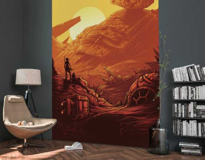 Standard Non-woven Star Wars Jakku Star Destroyer
