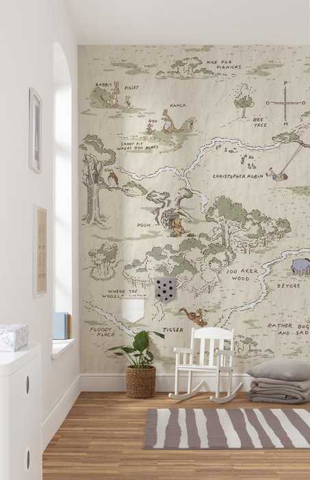 Standard Non-woven Winnie the Pooh Map