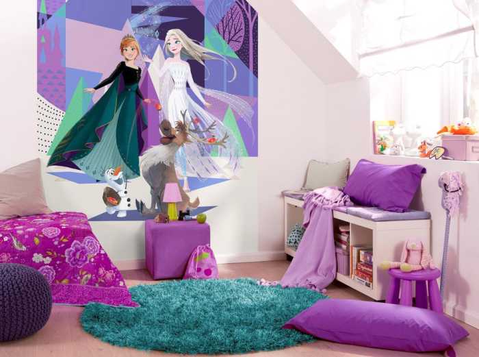 Standard Non-woven Frozen Abstract Arendelle