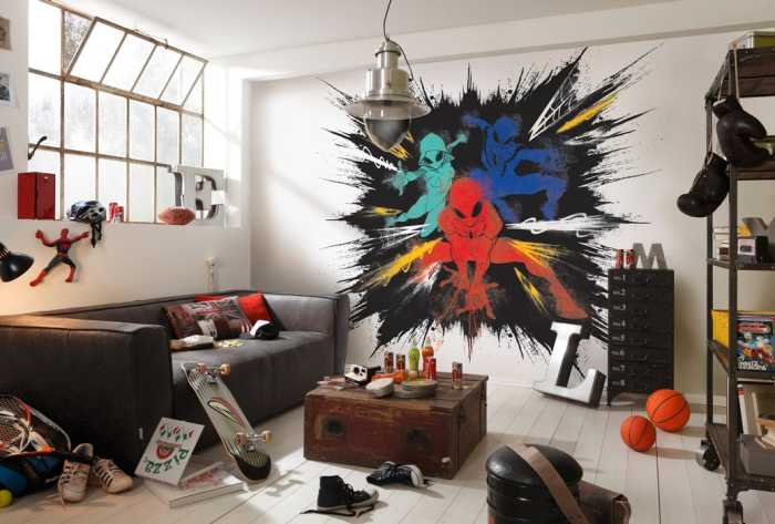 Standard Non-woven Spider-Man Color Explosion