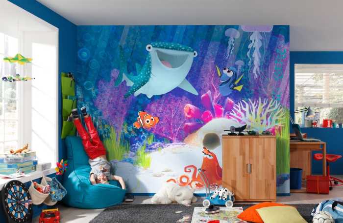 Standard Non-woven Dory Aqua Party