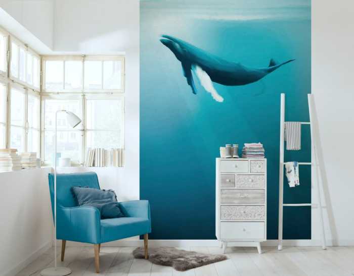 Standard Non-woven Artsy Humpback Whale