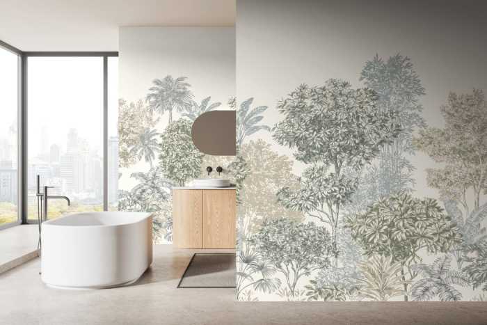 Premium Non-Woven Painted Palms