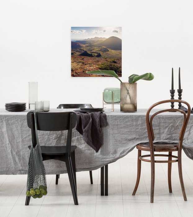 Vlies Bild auf Keilrahmen/ Echtholzrahmen Coloured Earth