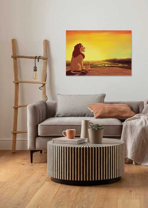 Vlies Bild auf Keilrahmen/ Echtholzrahmen Disney The Lion King Your Kingdom
