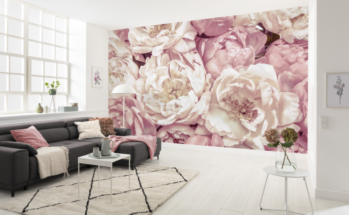 Non-woven Peonies