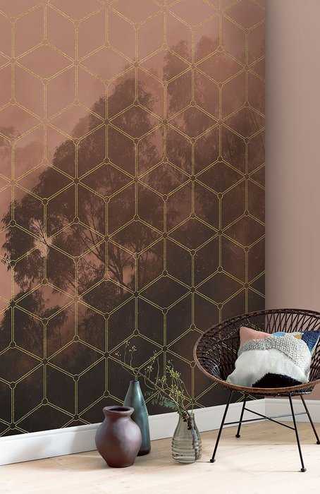 Premium Non-Woven Golden Grid