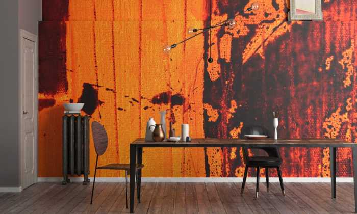 Premium Non-Woven Bubbles Ascending orange
