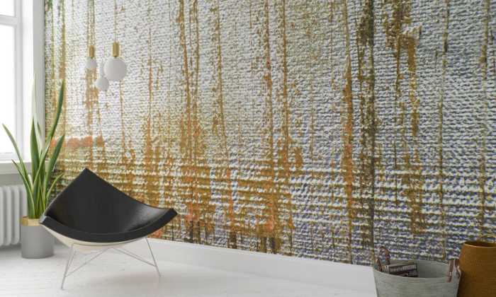 Premium Non-Woven Gaze Dancing grey-cognac