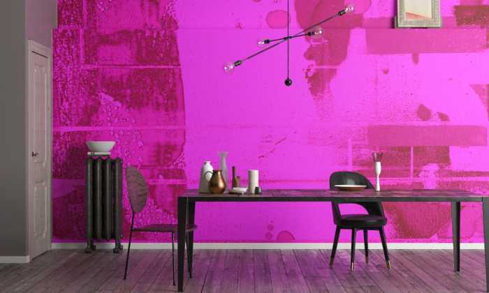 Premium Non-Woven Drops Lapping pink-merlot
