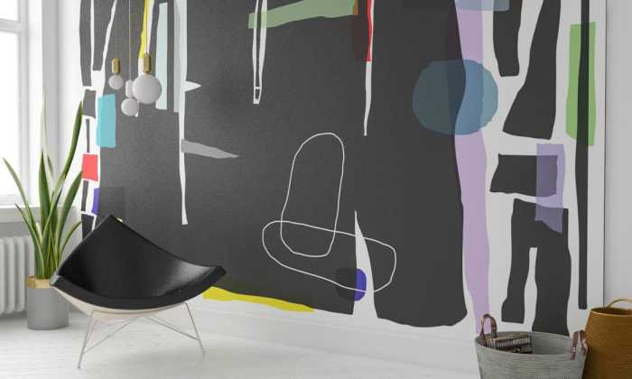 Premium Non-Woven Composition 3 white-black