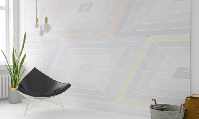 Premium Non-Woven Farfalle grey-bleubrown