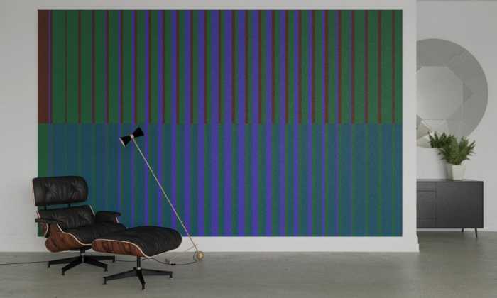 Premium Non-Woven Lamello Mezzo Differ green-petrolblue