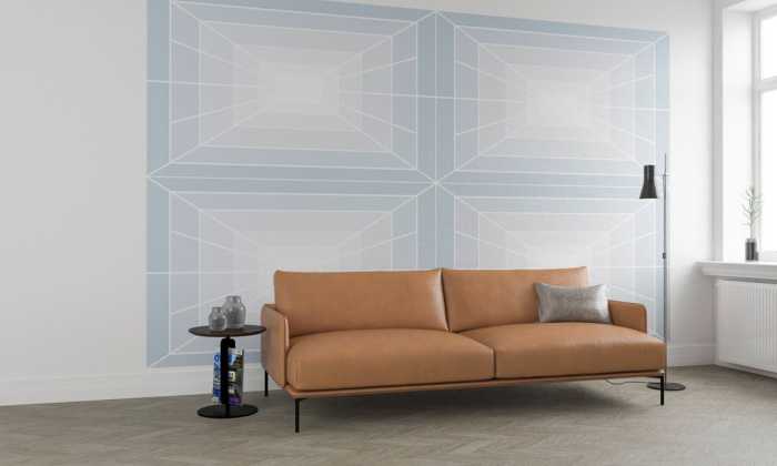 Premium Non-Woven Morning Sun greyblue
