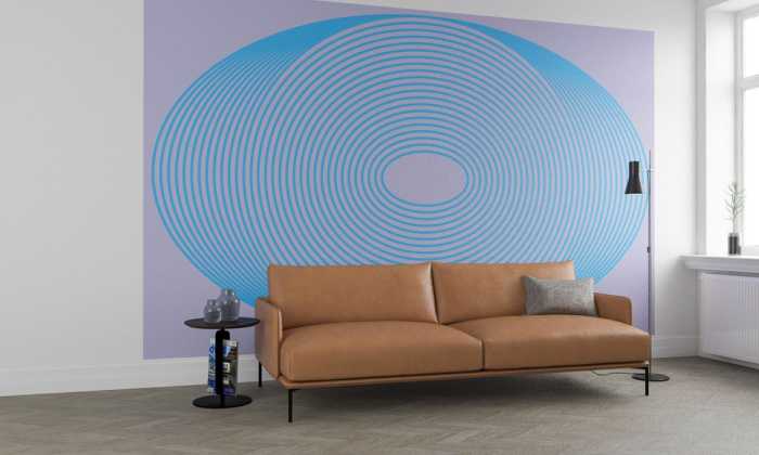 Premium Non-Woven Shell turquise-violett