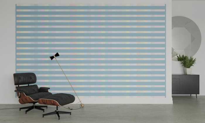 Premium Non-Woven Structure Line bleu-pastell