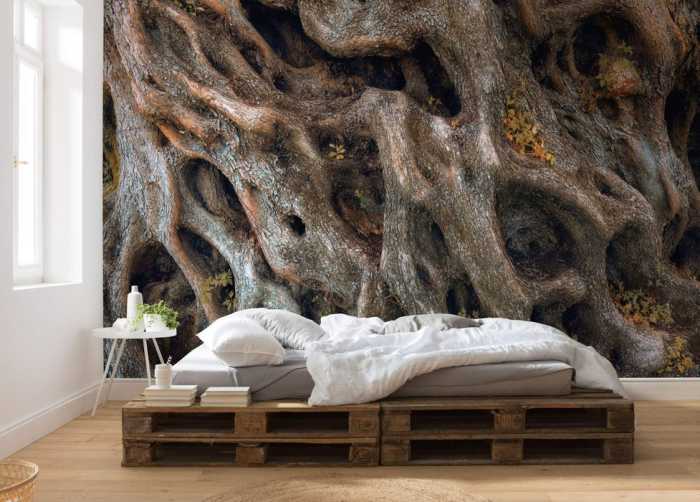 Standard Non-woven Swirly Bark