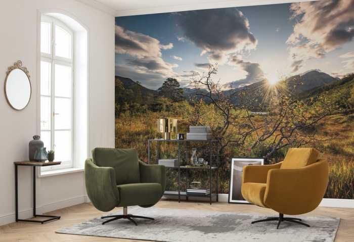 Standard Non-woven Norwegische Herbstwelten