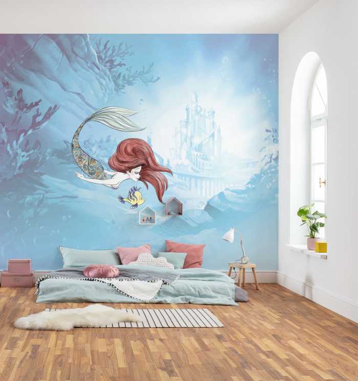 Digitally printed photomural Ariel - Under the Sea