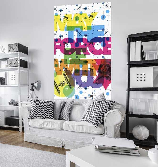 Non-woven Star Wars Pop Neon Geometrics Vader