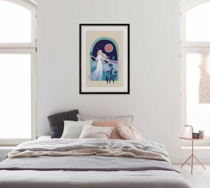 Poster Frozen Nocturnal Stroll